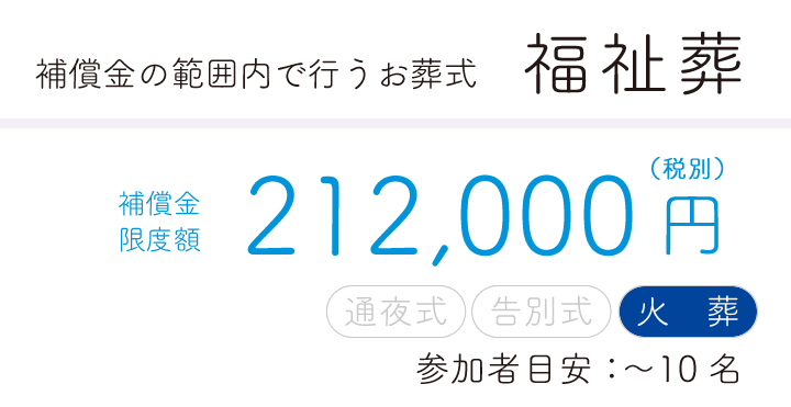 あんしん福祉葬プラン21.2万円〜